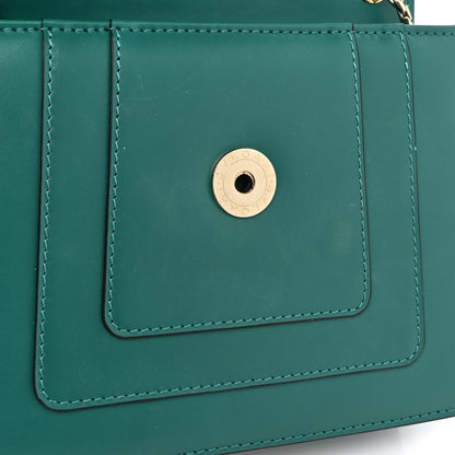 Bulgari Calfskin Small Serpenti Forever Snake Strap Crossbody Bag Emerald Green 11 of 13