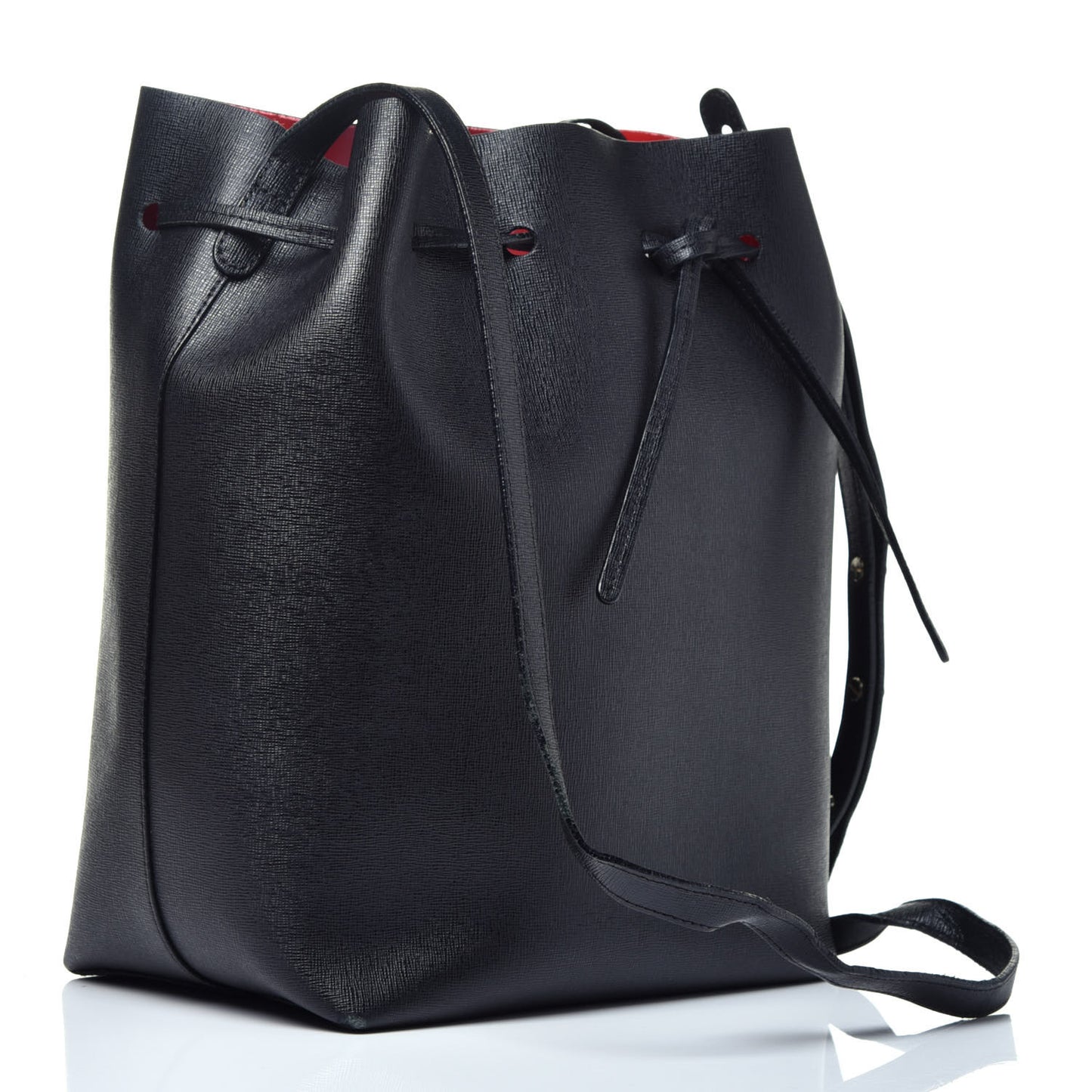 Saffiano Bucket Bag Black Flamma