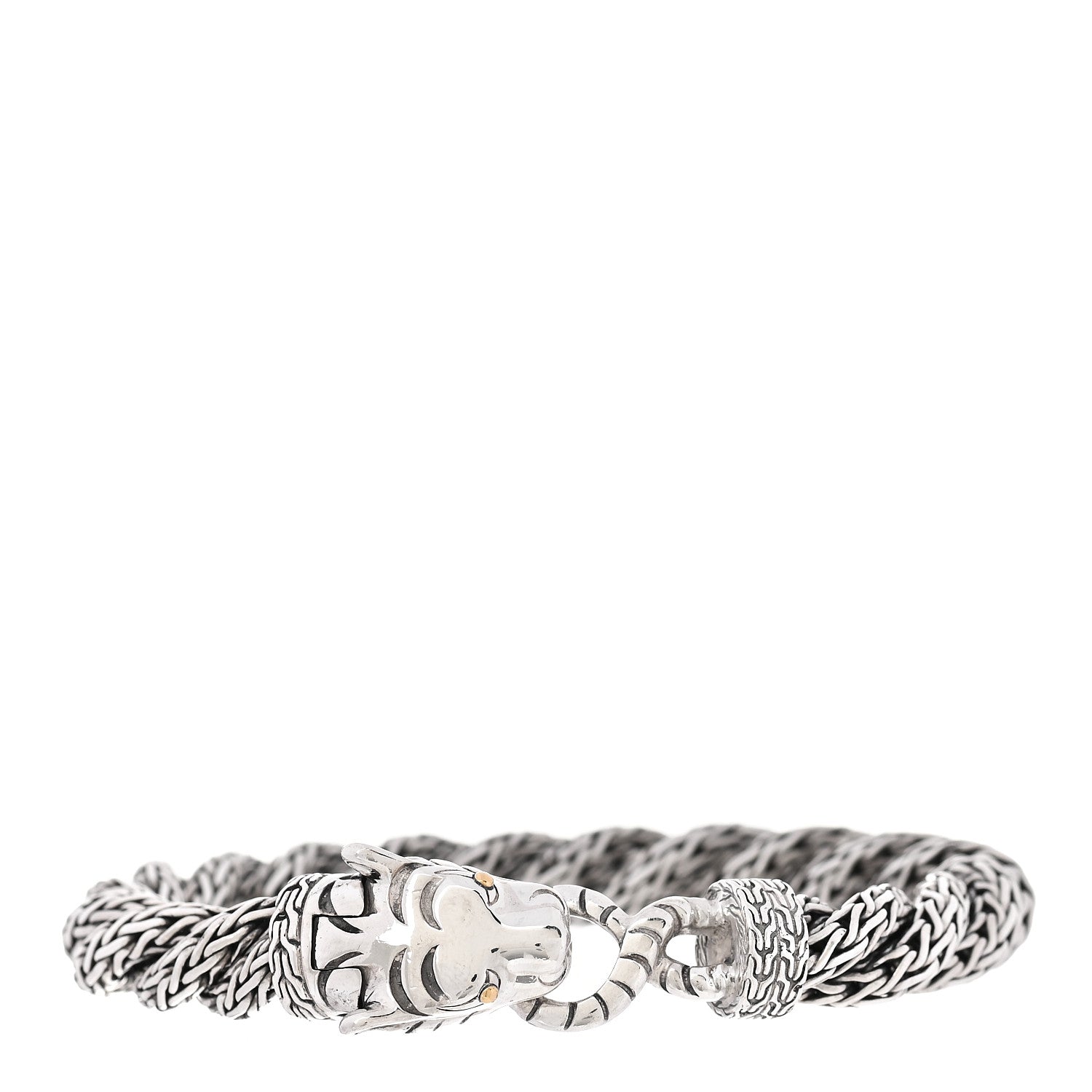 John Hardy Sterling Silver Palu Macan Tiger Chain Bracelet 1 of 5