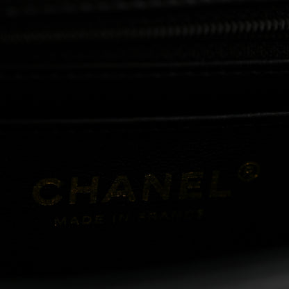 Chanel Lambskin Resin Crystal Square Quilted Mini Monacoco Flap Black 6 of 11