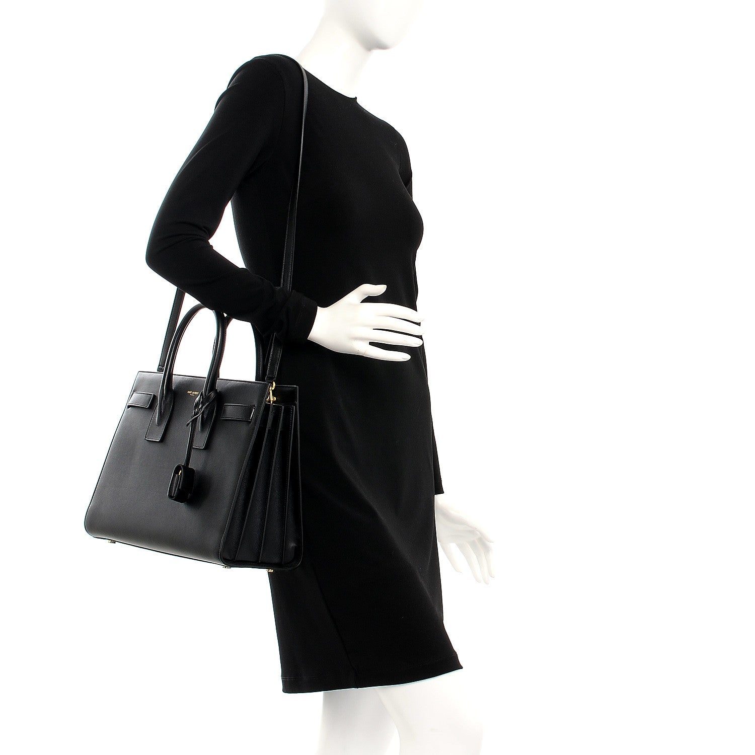 Saint Laurent Calfskin Small Sac De Jour Black 11 of 16