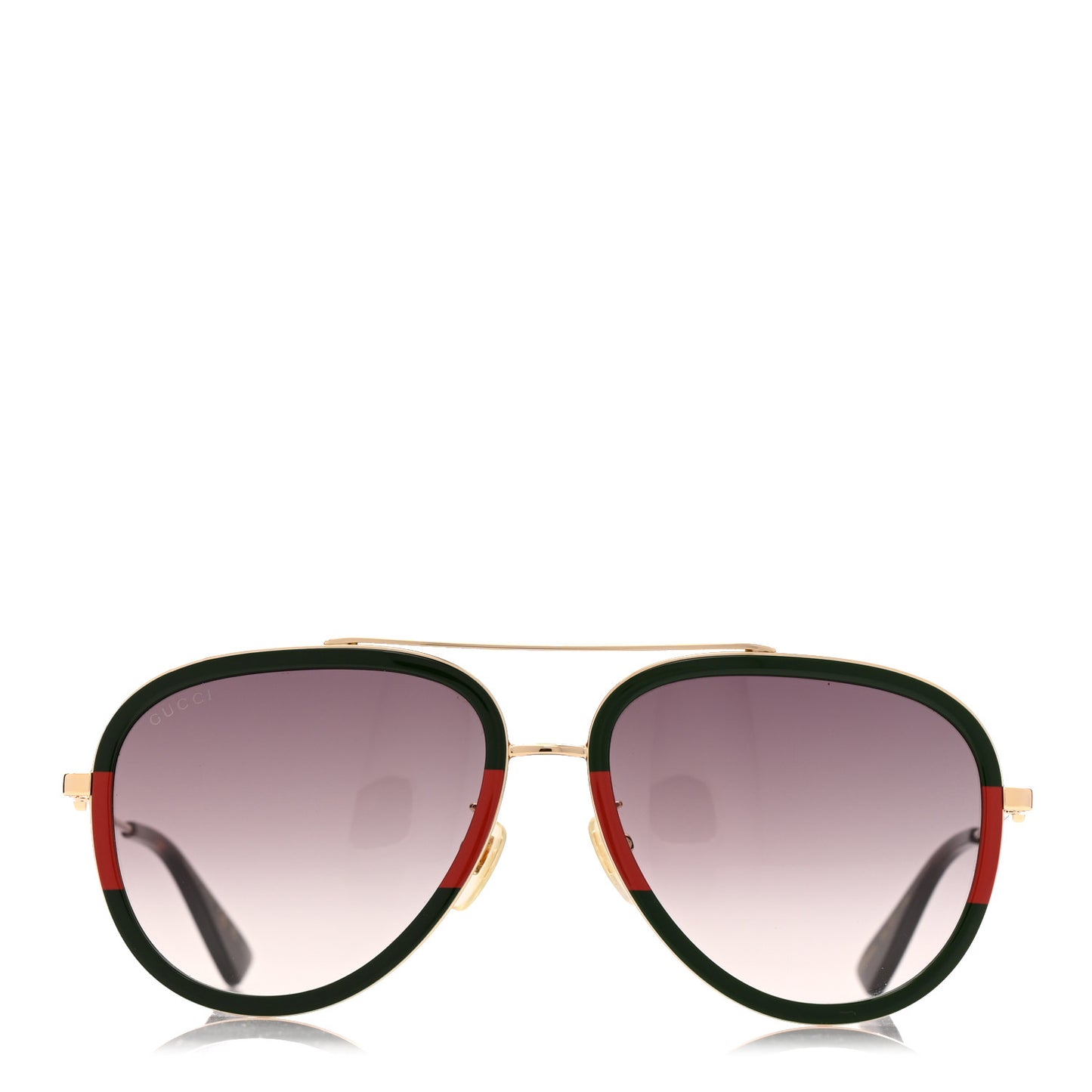 Web Aviator Sunglasses GG0062S Green Red