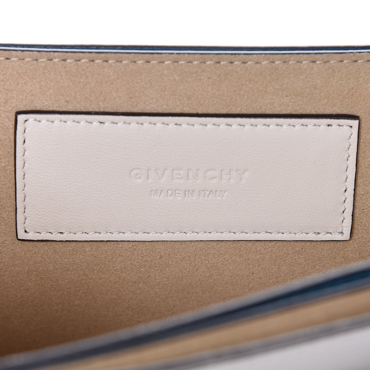 Lambskin Perforated Small GV3 Shoulder Bag White