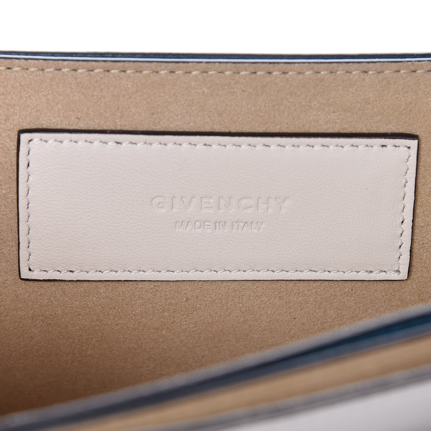 Givenchy Lambskin Perforated Small GV3 Shoulder Bag White 6 of 8