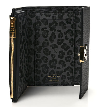 Louis Vuitton Taurillon Capucines Compact Wallet Black 5 of 7