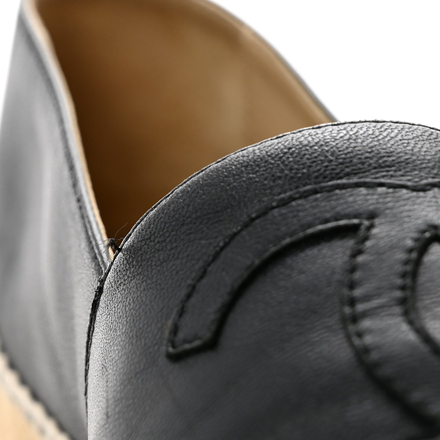 Lambskin CC Espadrilles 39 Black 39 Black