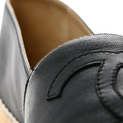 Chanel Lambskin CC Espadrilles 39 Black 39 Black 11 of 11