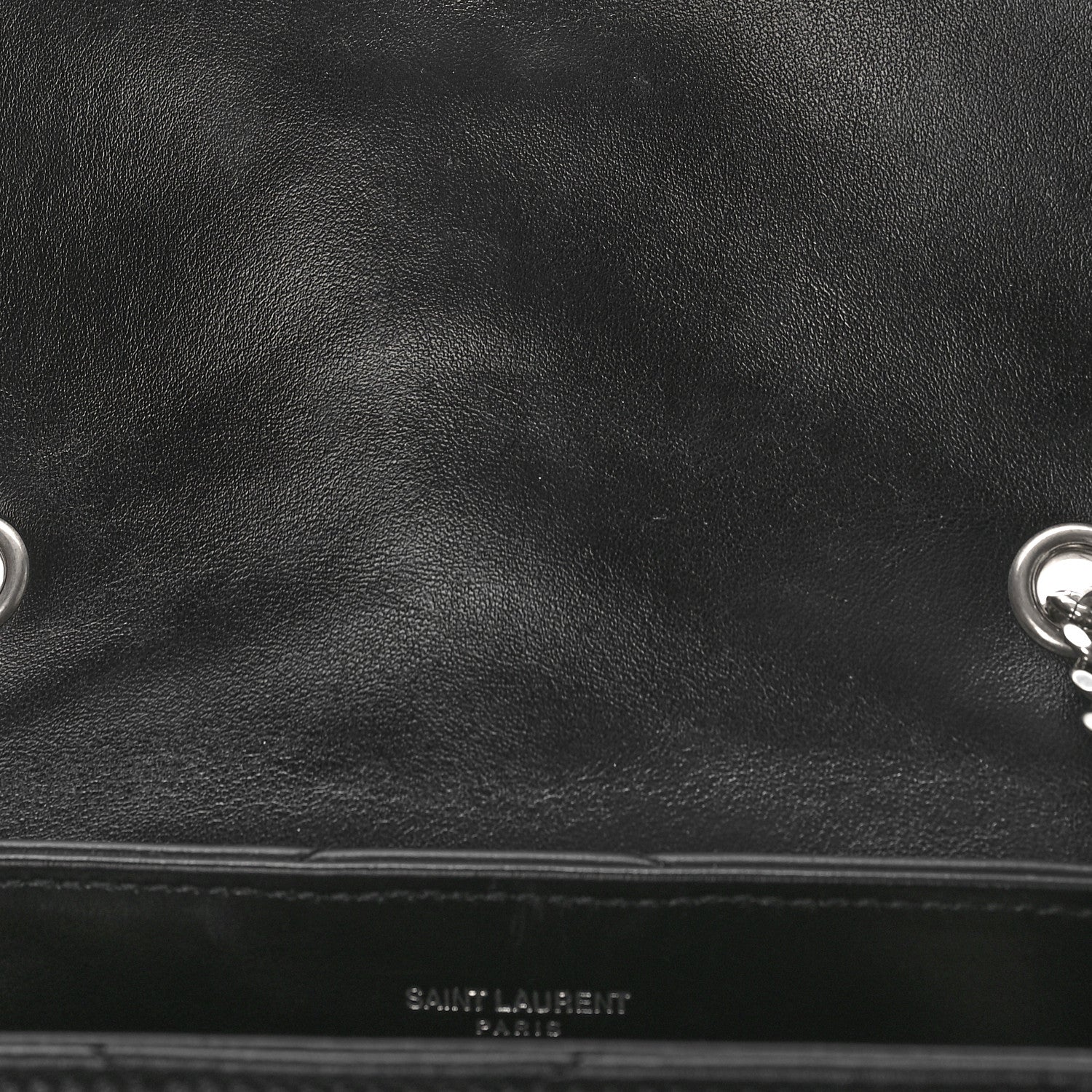 Saint Laurent Calfskin Y Quilted Monogram Small Loulou Chain Satchel Black 12 of 12