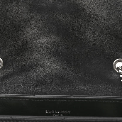 Saint Laurent Calfskin Y Quilted Monogram Small Loulou Chain Satchel Black 12 of 12