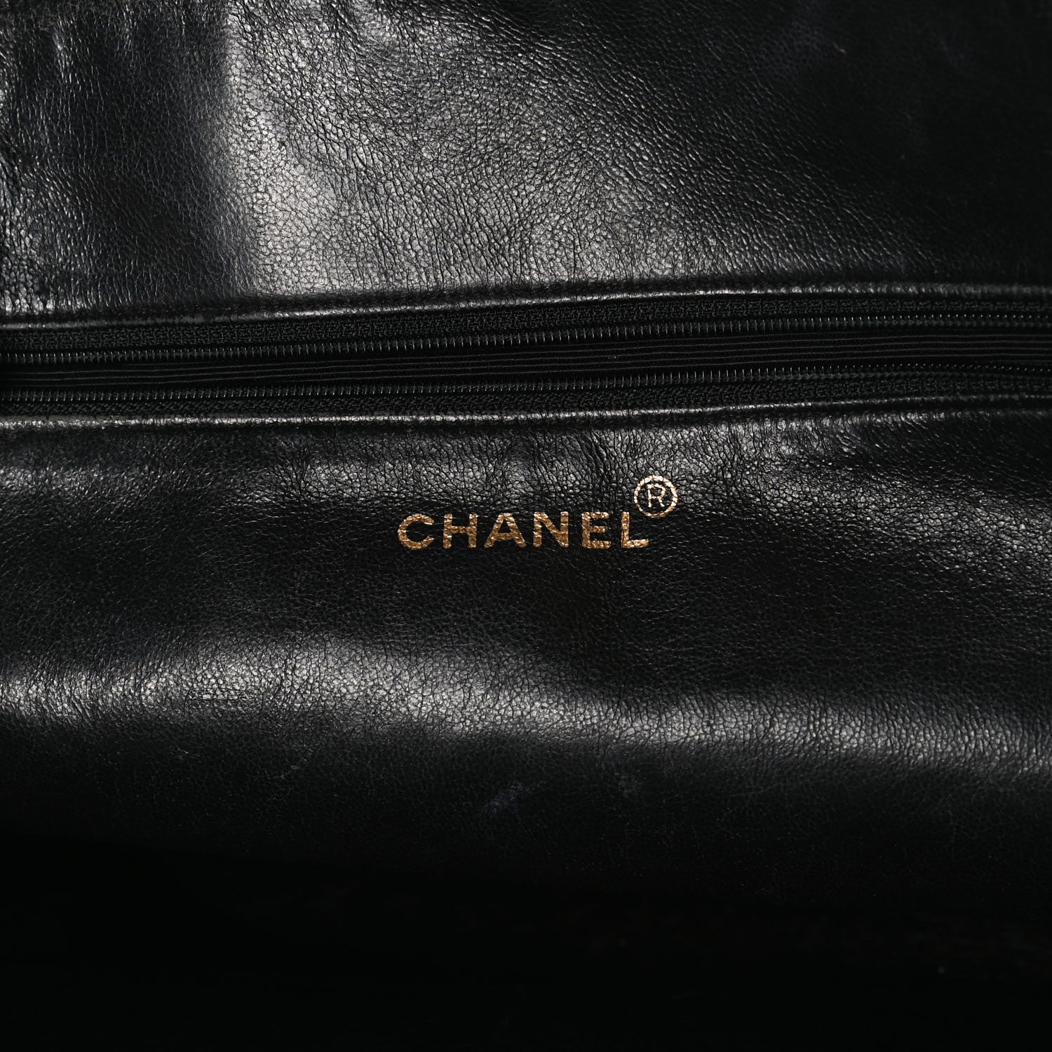 Chanel Lambskin CC Stitched Tote Black 9 of 36