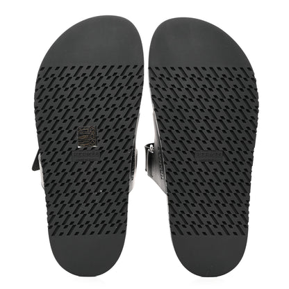 Hermes Calfskin Womens Chypre Sandals 38 Black 5 of 9
