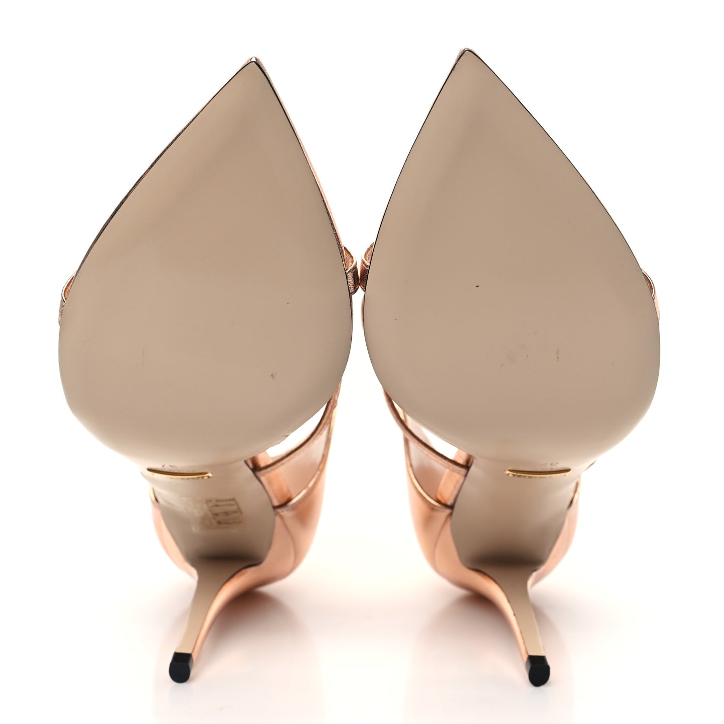 Metallic Nappa Silk Horsebit Sandals 37 Salmone