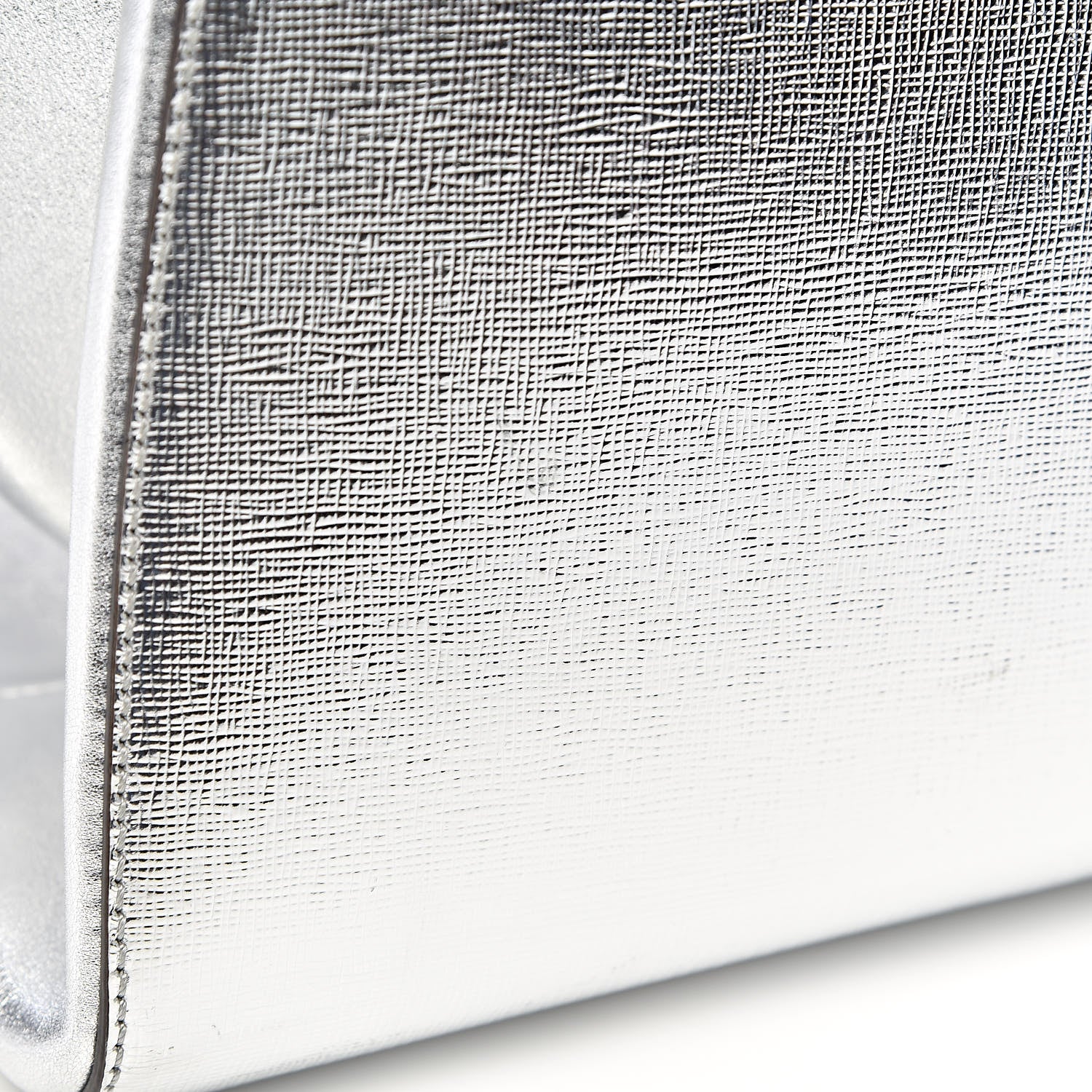 Fendi Vitello Elite Bi-Color Large 3Jours Tote Argento Palladio 8 of 14