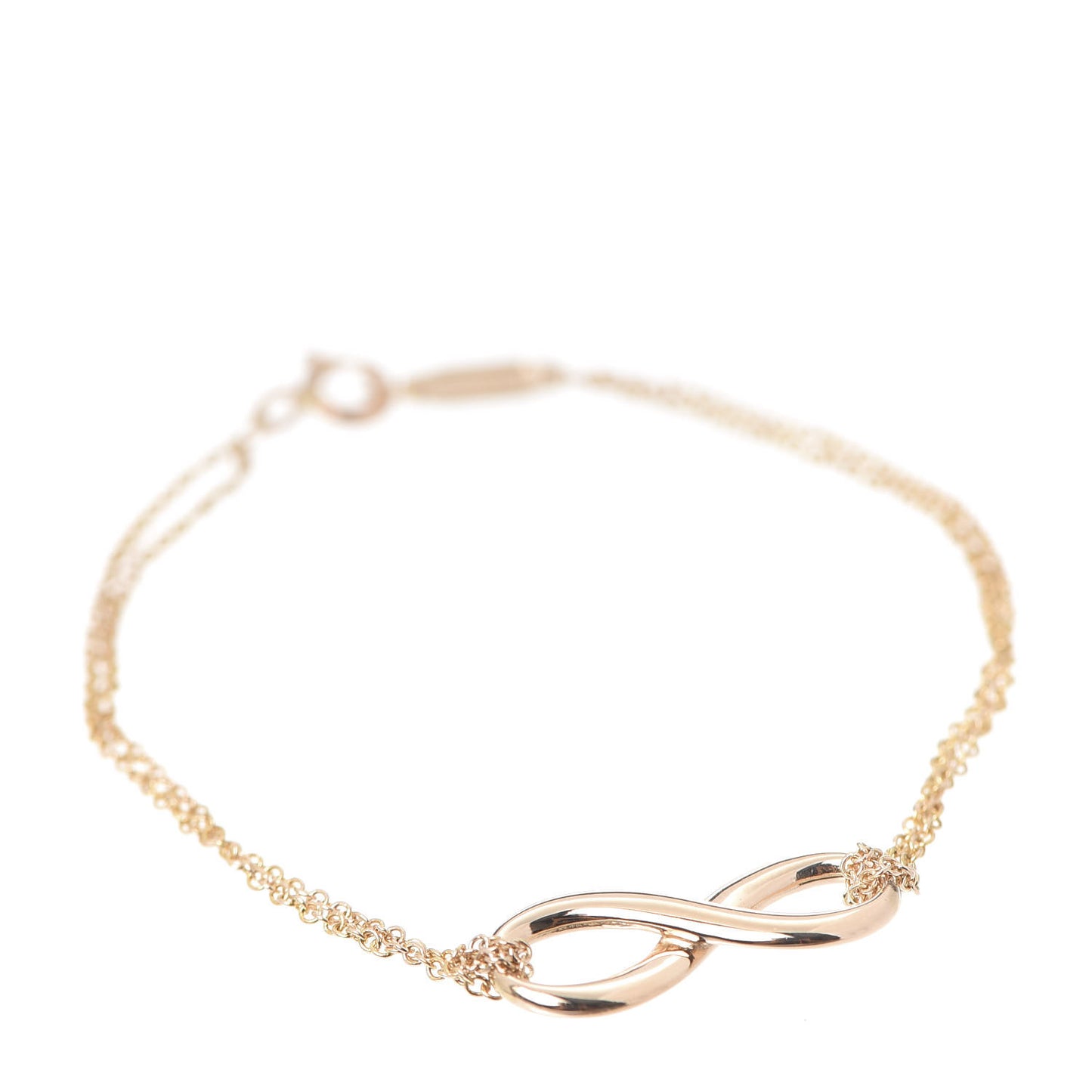 18K Rose Gold Infinity Bracelet