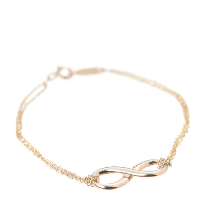 Tiffany 18K Rose Gold Infinity Bracelet 1 of 6