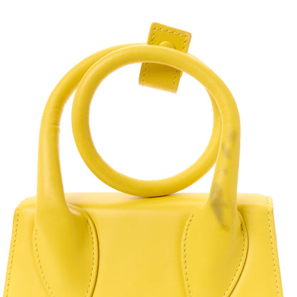 Jacquemus Smooth Calfskin Le Chiquito Noeud Yellow 11 of 11
