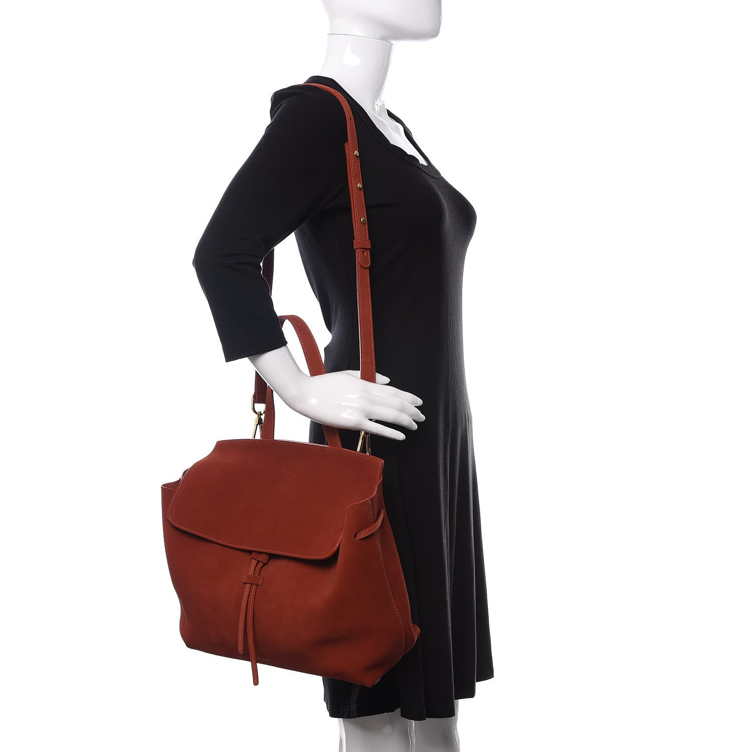 Mansur Gavriel Suede Lady Bag Brick 2 of 10