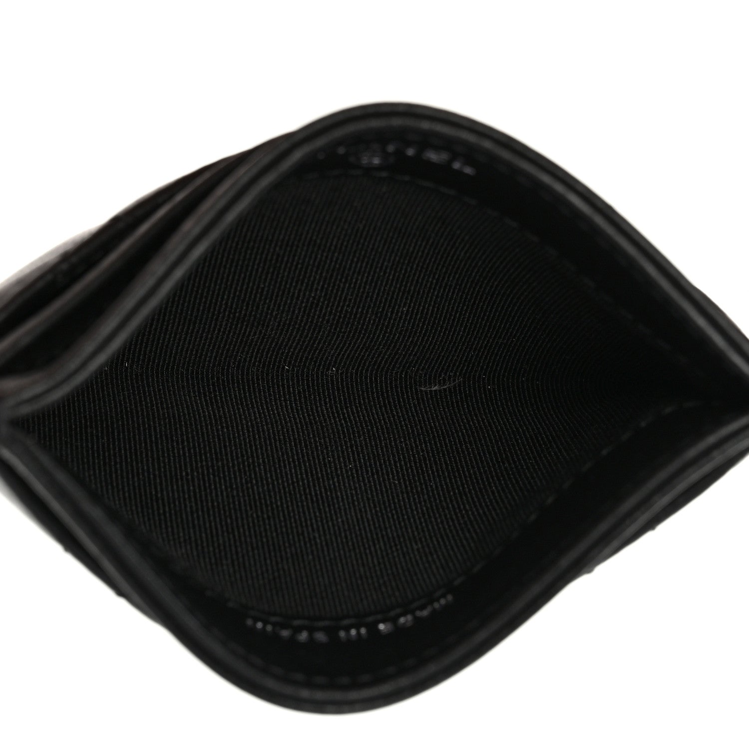 Chanel Lambskin Quilted Card Holder So Black 5 of 9
