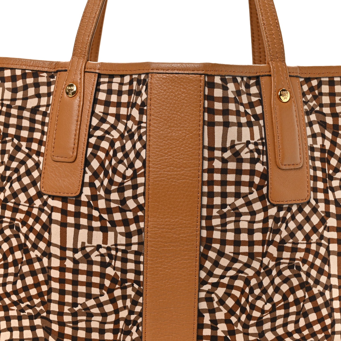 Visetos Medium Liz Reversible Shopper Tote Cognac