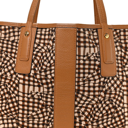 MCM Visetos Medium Liz Reversible Shopper Tote Cognac 12 of 16