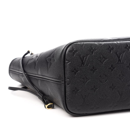 Louis Vuitton Empreinte Monogram Giant Neverfull MM Black 8 of 12
