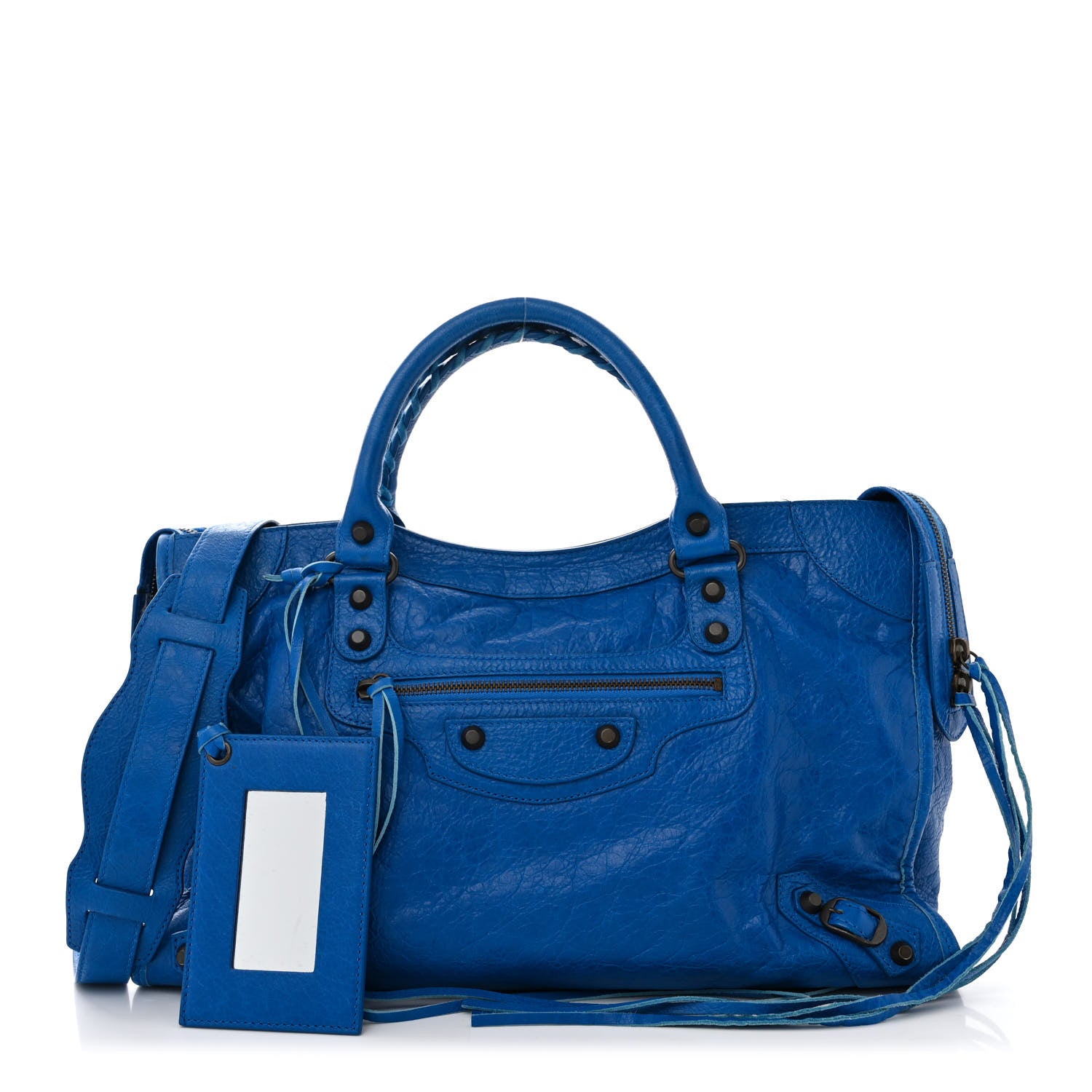 Balenciaga Agneau Classic Hardware City Bleu Lazuli 3 of 12