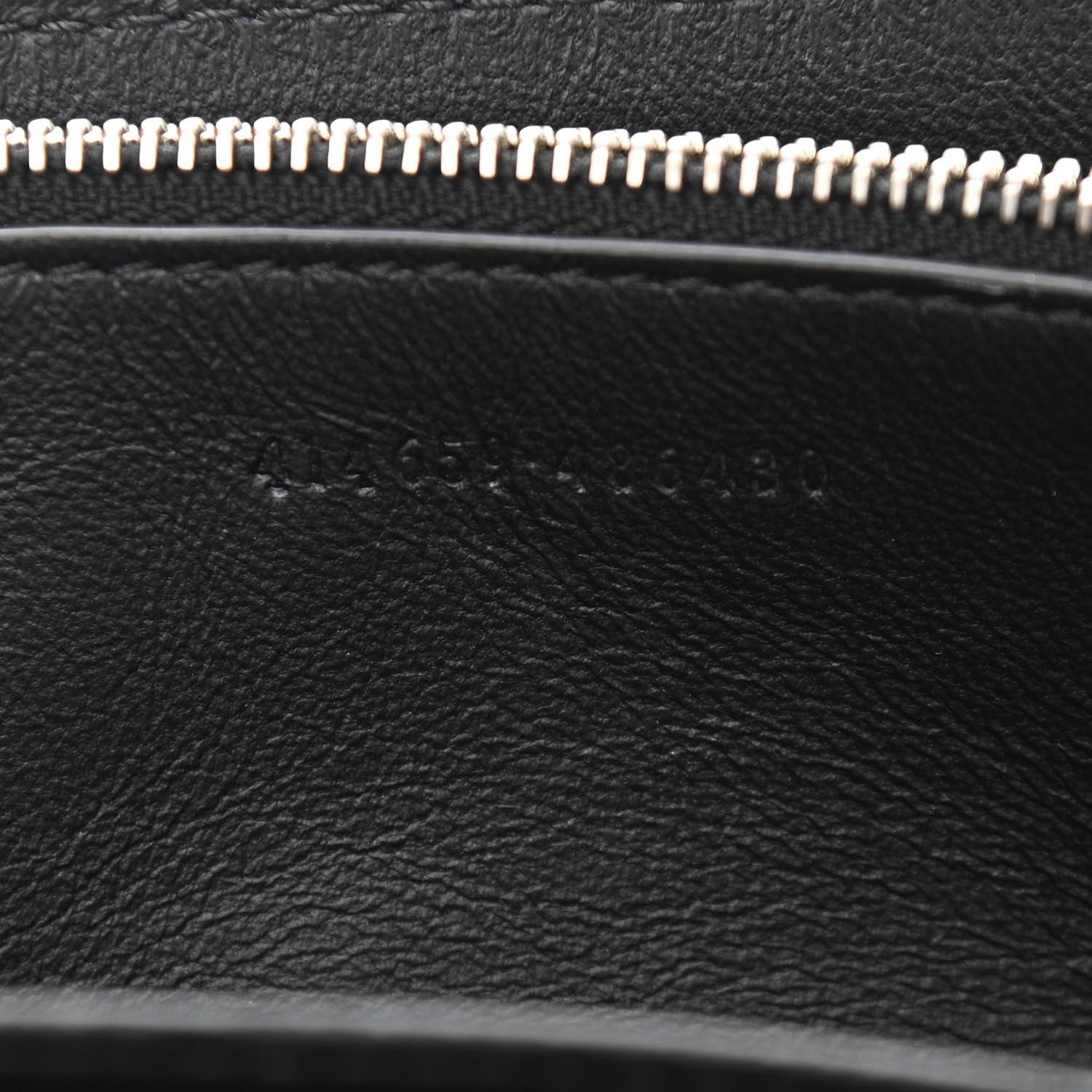 Alexander McQueen Pebbled Calfskin Skull Wallet on Chain Black 7 of 11