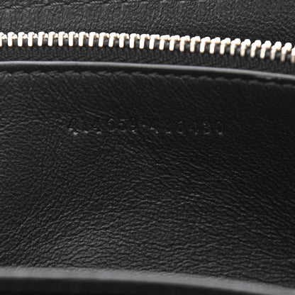 Alexander McQueen Pebbled Calfskin Skull Wallet on Chain Black 7 of 11