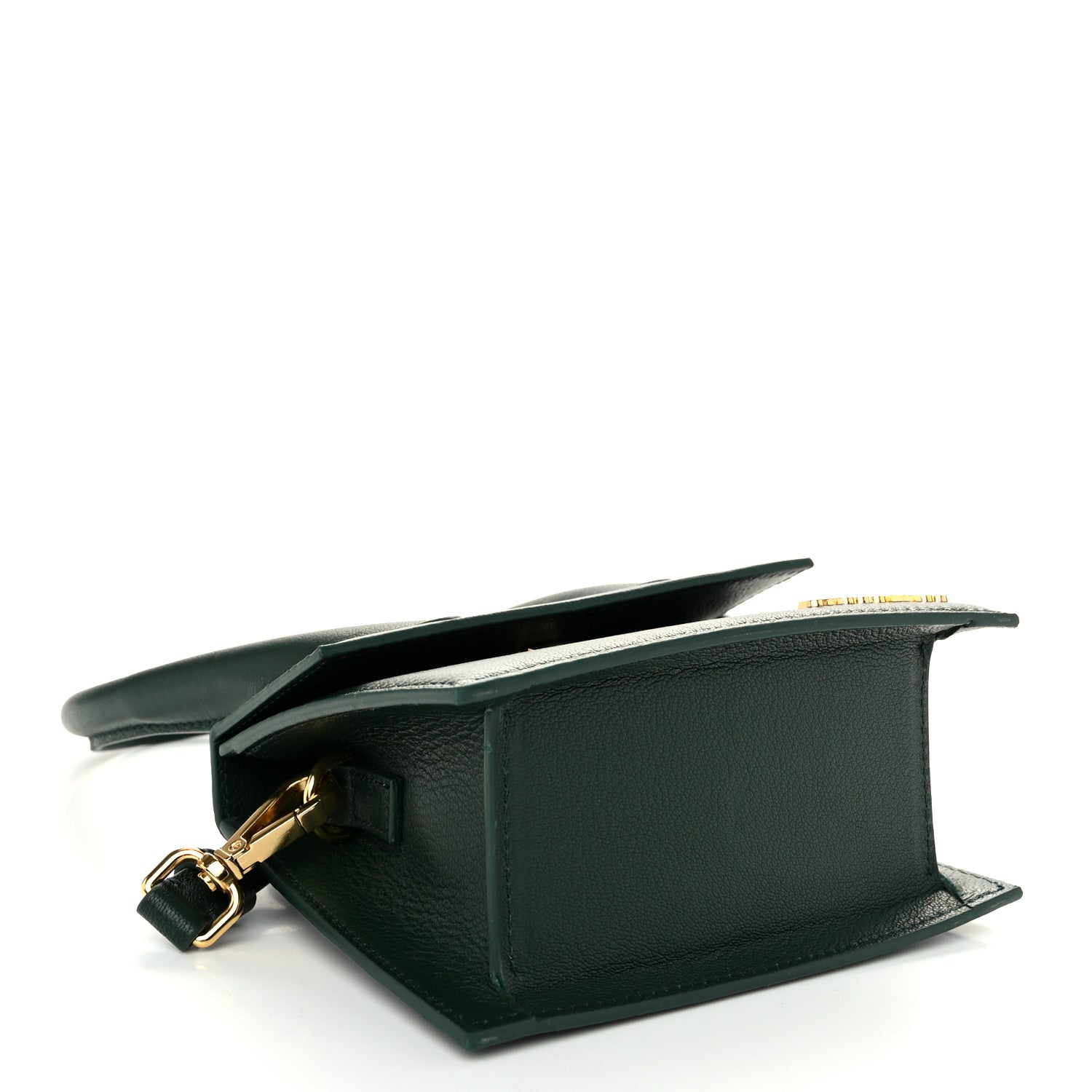 Jacquemus Calfskin Le Chiquito Moyen Dark Green 4 of 11