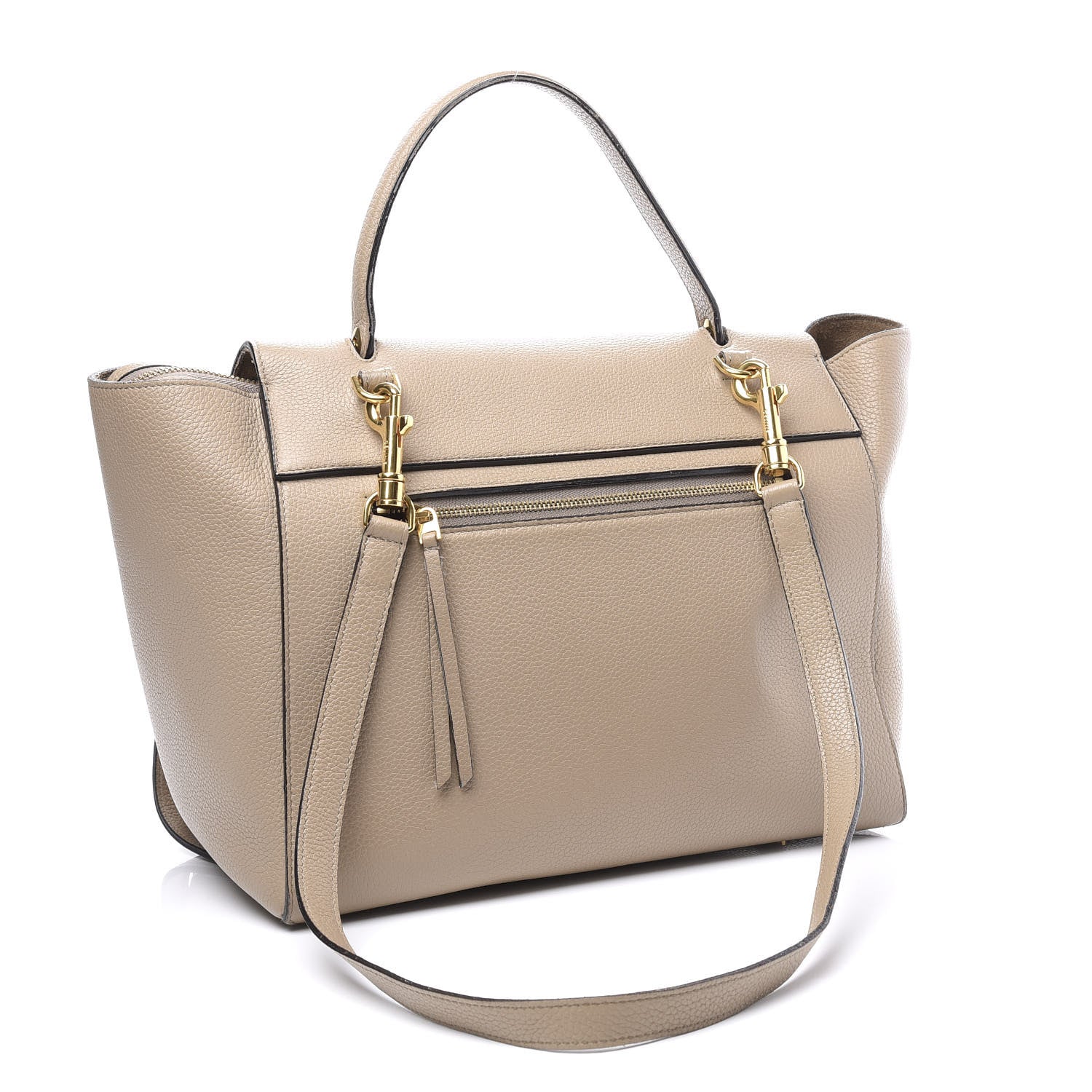 Celine Grained Calfskin Mini Belt Bag Dune 2 of 13