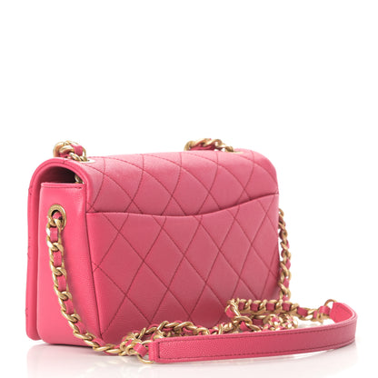 Chanel Caviar Quilted Small Fashion Therapy Flap Bag Pink 4 of 18