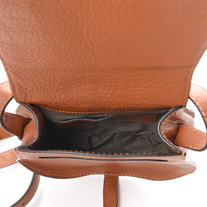 Chloe Calfskin Mini Marcie Round Crossbody Bag Tan 4 of 8
