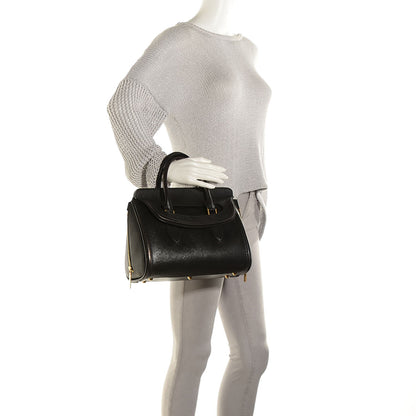 Alexander McQueen Grained Calfskin Small Heroine Black 2 of 8