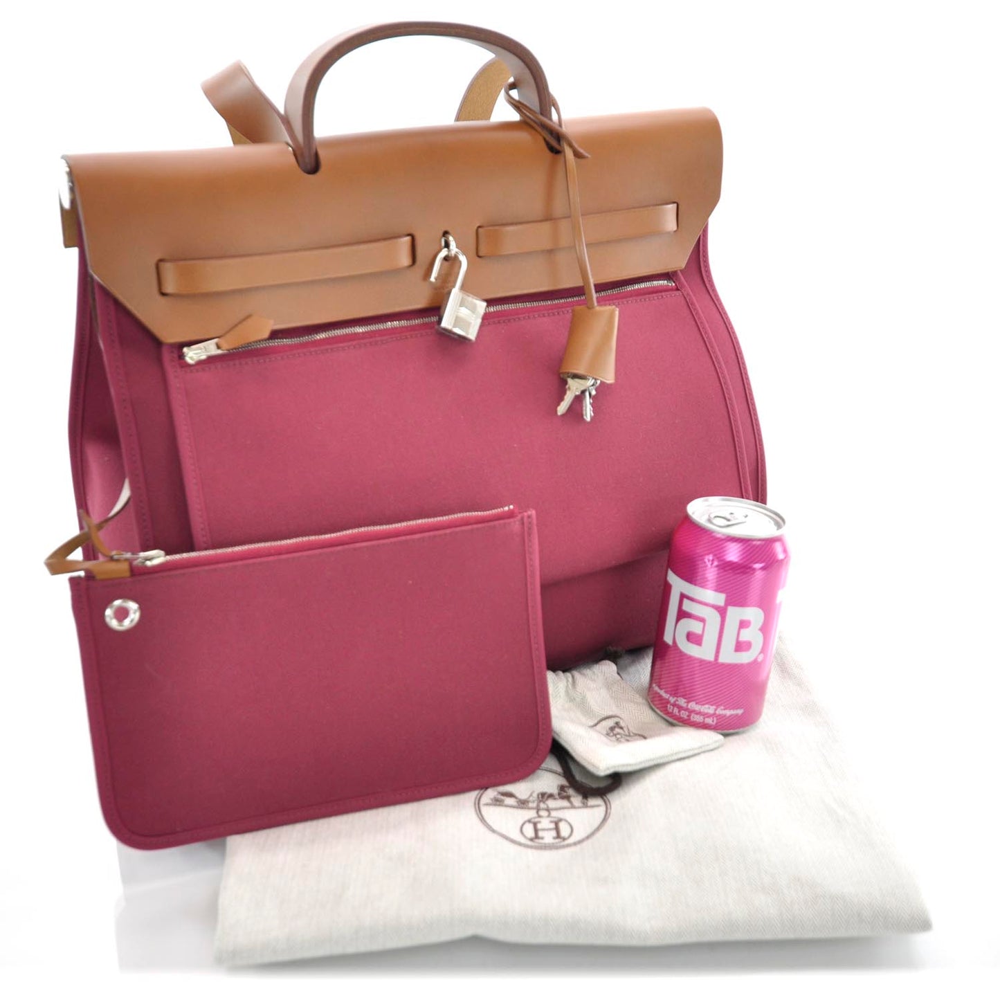 Toile Herbag Zip MM Rubis