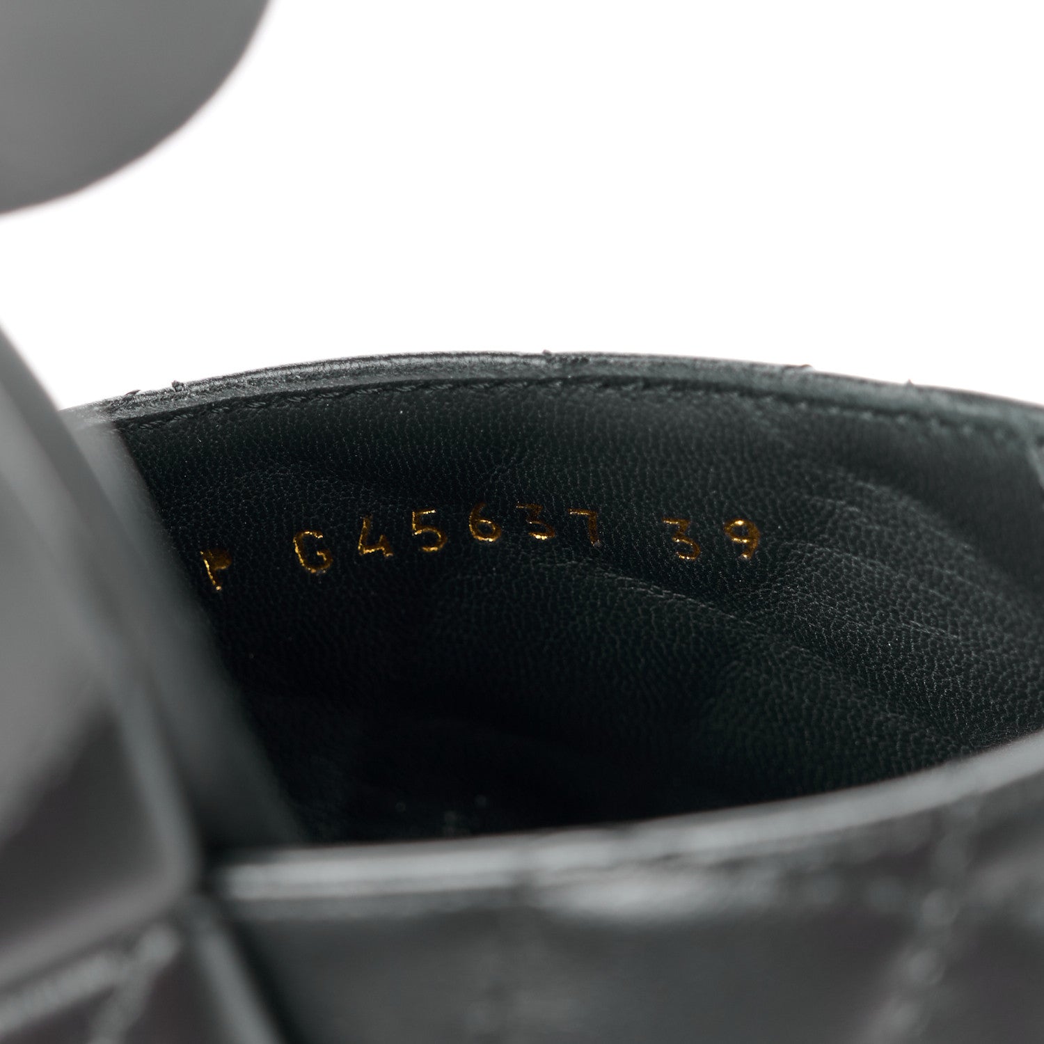 Chanel Lambskin Quilted Peep Toe Wedge Sandals 38.5 Black 8 of 10
