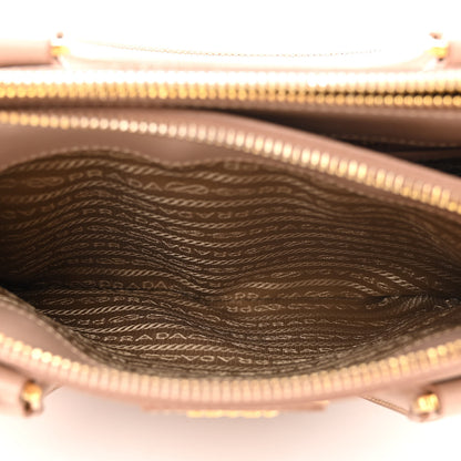 Prada Saffiano Mini Galleria Double Zip Tote Cammeo 7 of 16