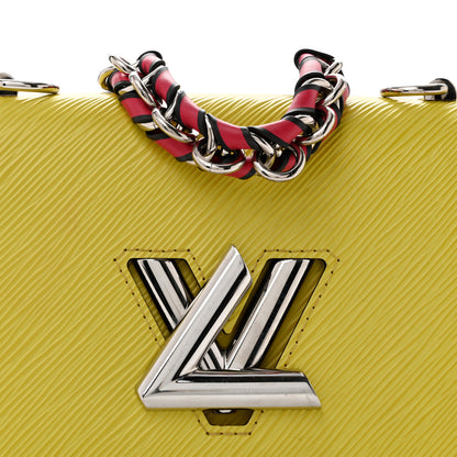Louis Vuitton Epi Twist Braided Strap Shoulder Bag PM Vert Acide 13 of 23