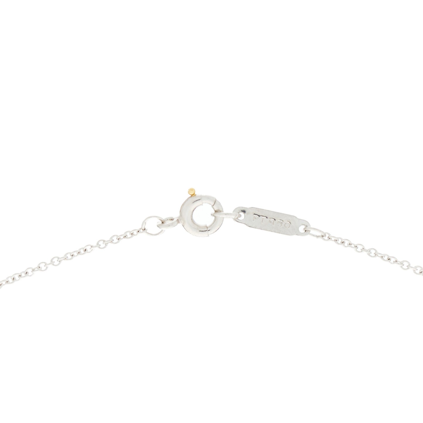 Platinum Diamond Horseshoe Pendant Necklace