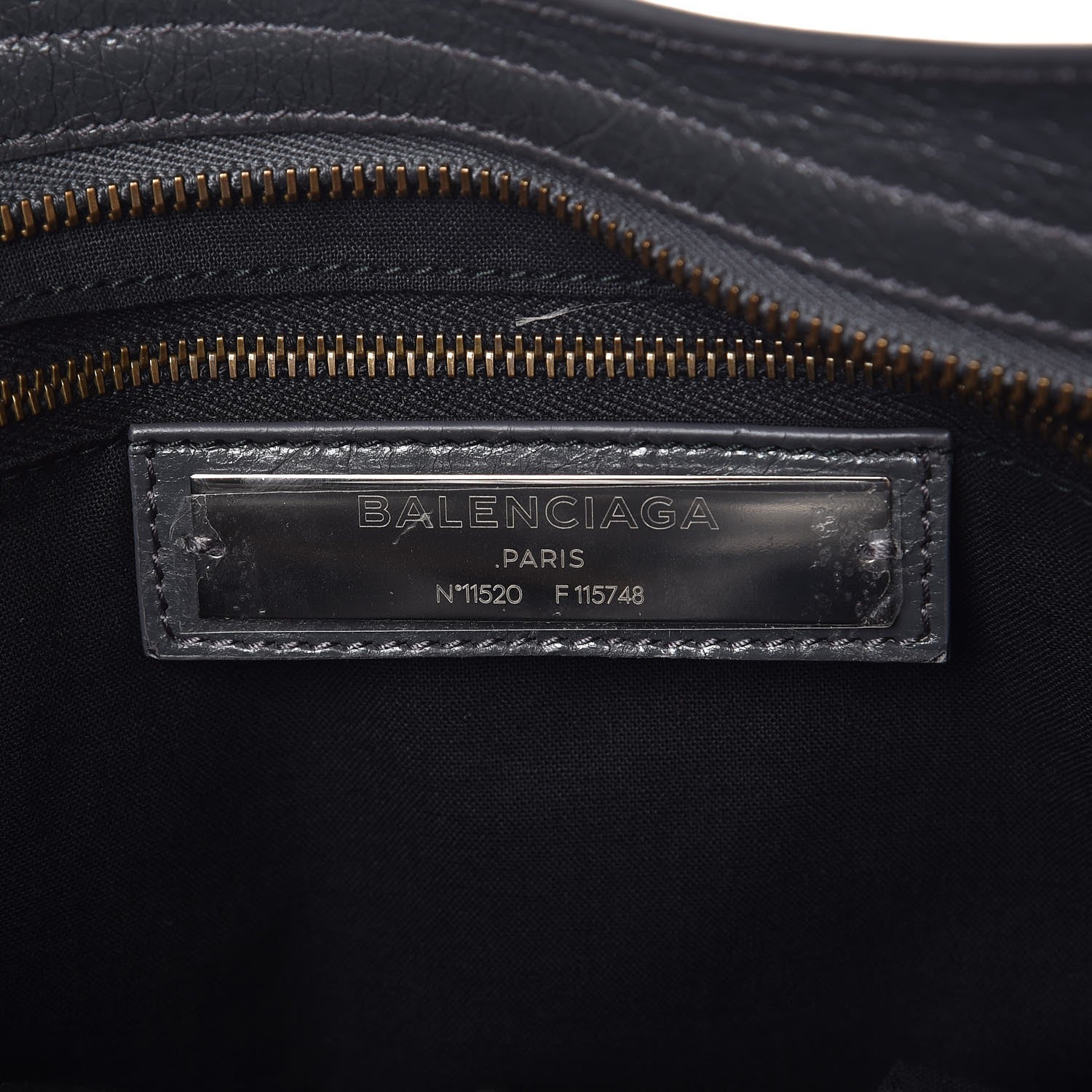 Balenciaga Agneau Classic Hardware City Gris Fossile 6 of 7