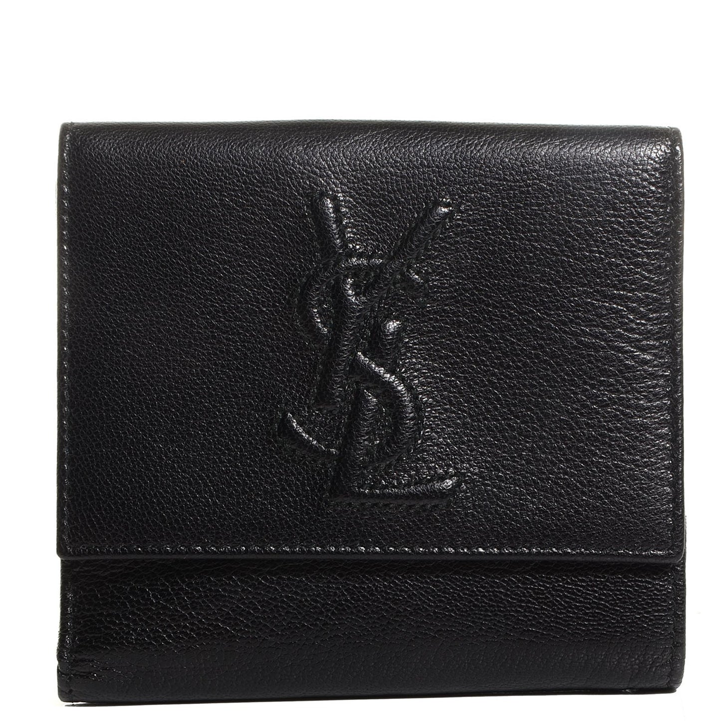 Goatskin Belle de Jour French Wallet Black