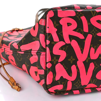 Louis Vuitton Monogram Graffiti Neverfull GM Fuchsia 6 of 17