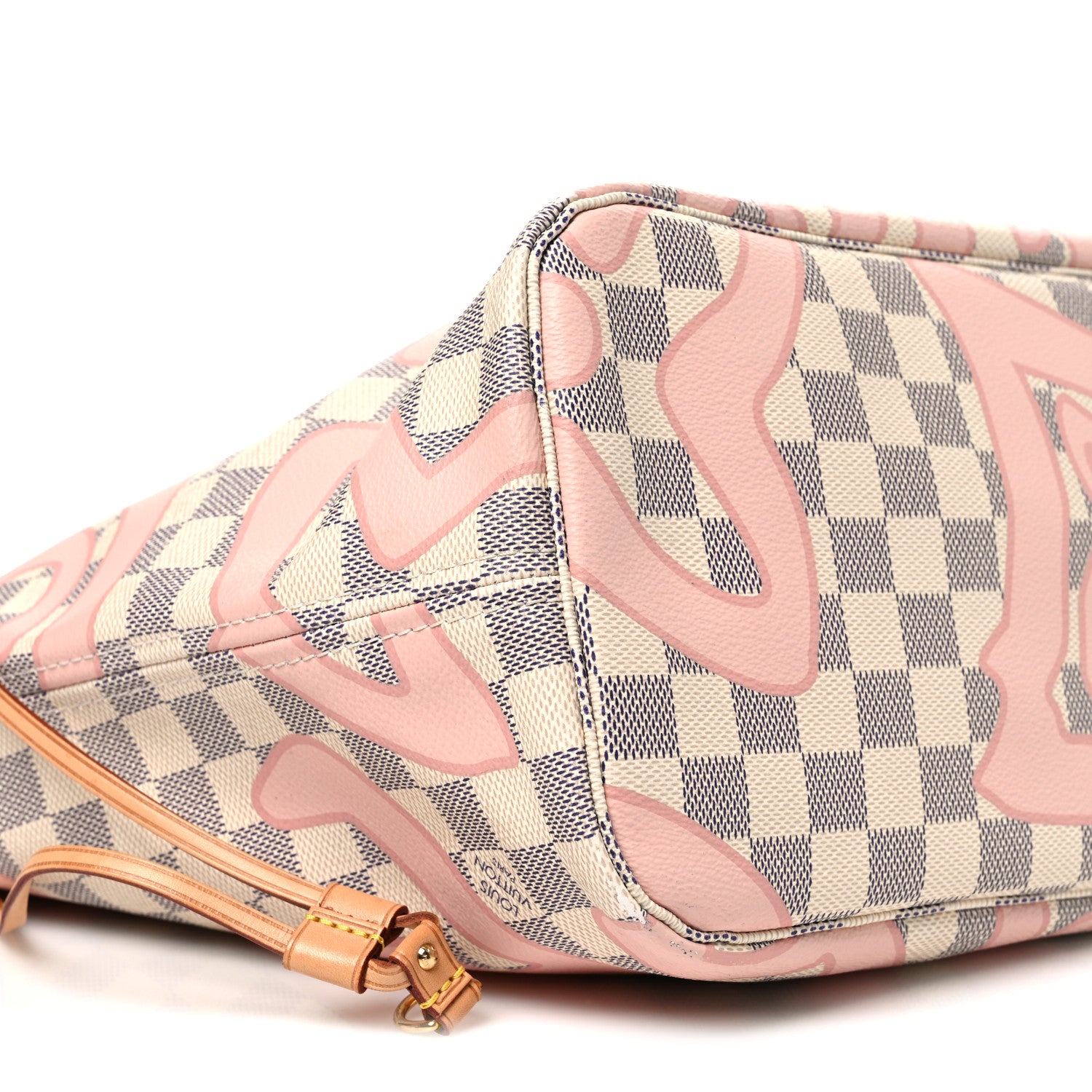 Louis Vuitton Damier Azur Tahitienne Neverfull MM 10 of 11