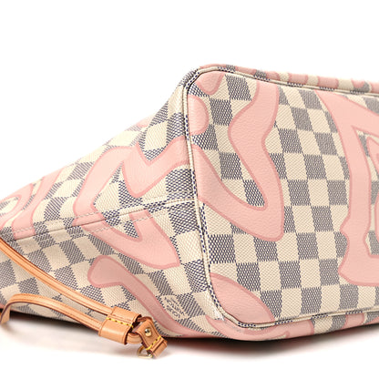 Louis Vuitton Damier Azur Tahitienne Neverfull MM 10 of 11