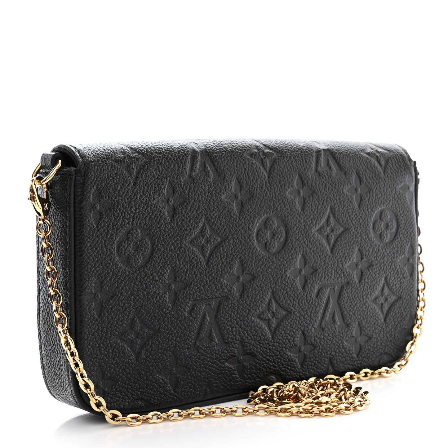 Empreinte Pochette Felicie Chain Wallet Black
