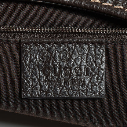 Gucci Monogram New Ladies Web Large Hobo Brown 6 of 7