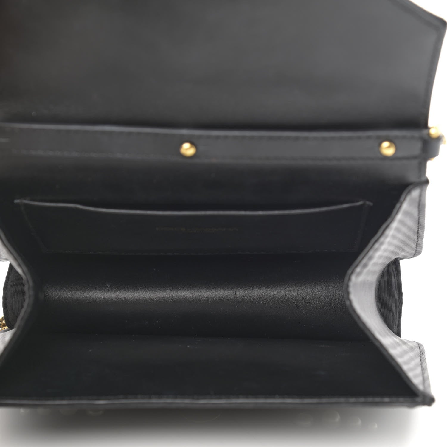 Dolce & Gabbana Moire Pearl Embellished Small Devotion Top Handle Bag Black 5 of 13