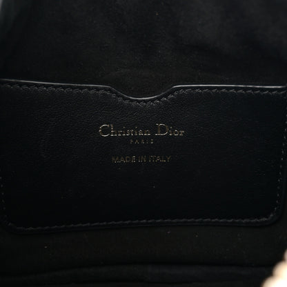 Christian Dior Lambskin Cannage Small Dior Vibe Hobo Bag Black 6 of 11
