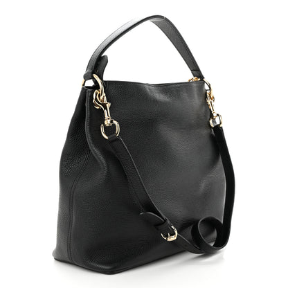 Gucci Pebbled Calfskin Large Soho Hobo Black 3 of 11