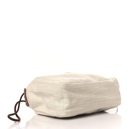 Hermes Canvas Barenia Fourbi 20 PM Pouch Naturel Fauve 4 of 10