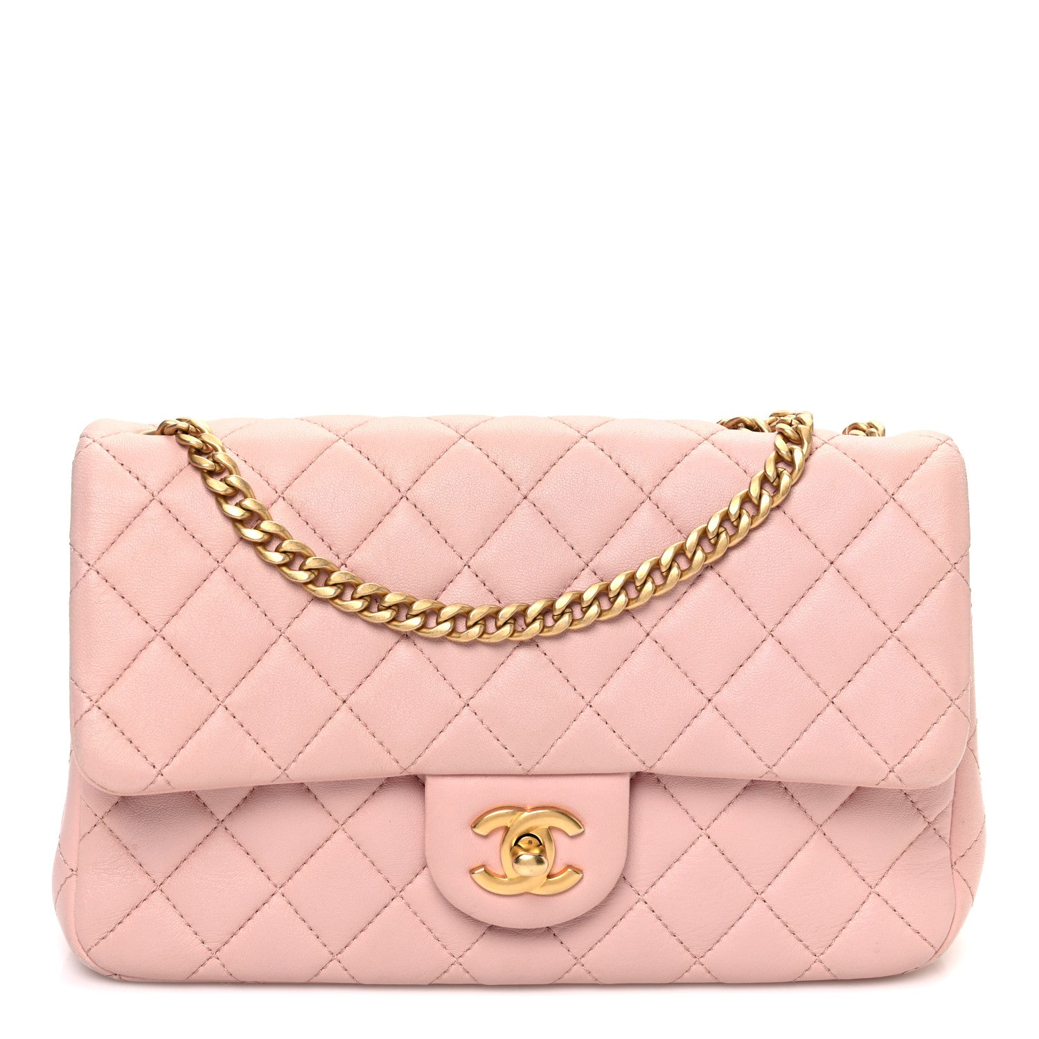 Chanel Lambskin Quilted Small Sweet Camellia Flap Light Pink 1 of 13